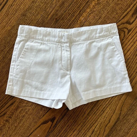 Girls J. Crew Factory Chino Shorts with Adjustable Waist - Picture 2 of 5